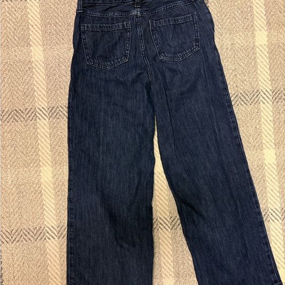 Abercrombie and Fitch Girls Dark Denim wide leg Jean - Picture 2 of 4